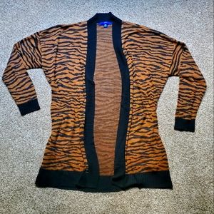 Apt. 9 Tiger Striped Cardigan